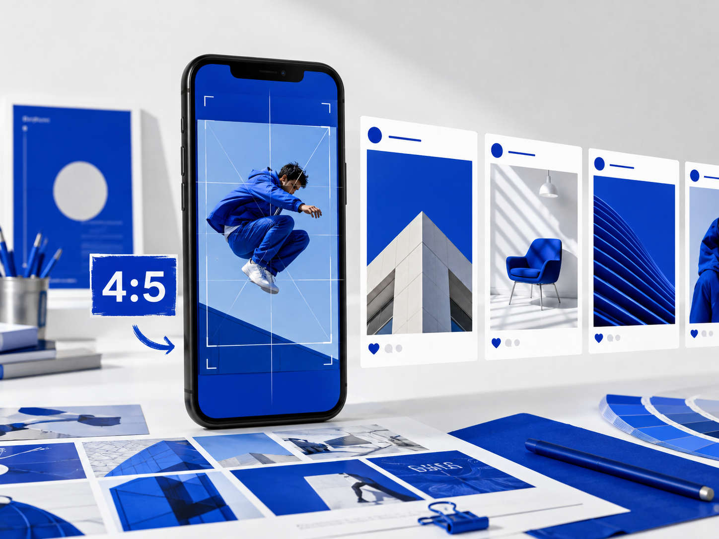 4:5 social media mockup in ZEJO-stijl