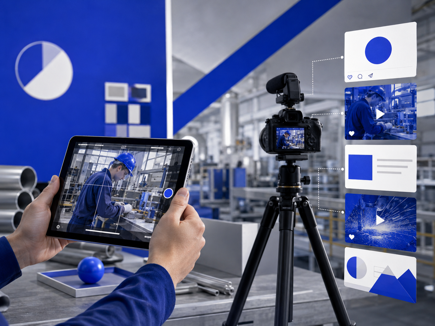Digitale contentproductie in industriële omgeving in ZEJO-stijl